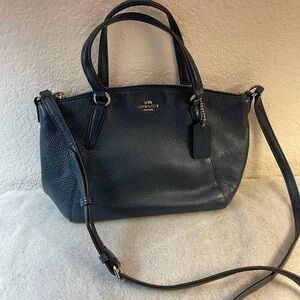 COACH MINI KELSEY SATCHEL IN PEBBLE LEATHER